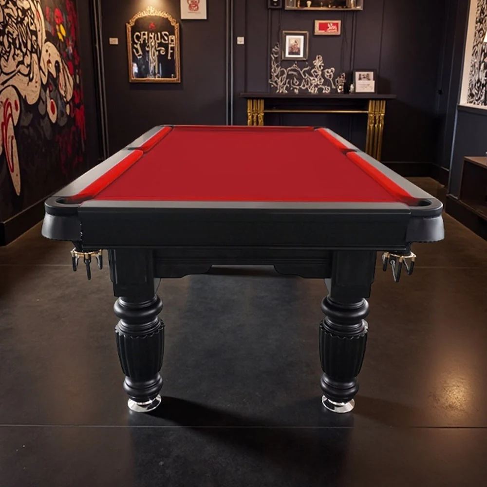 QUESLA 7FT Pool Table 2025 Model - Classic Slate Design Upgraded with Reinforced Legs & Pro Ball Nets - Professional Billiard Table, Solid Timber Black Frame - Image 28