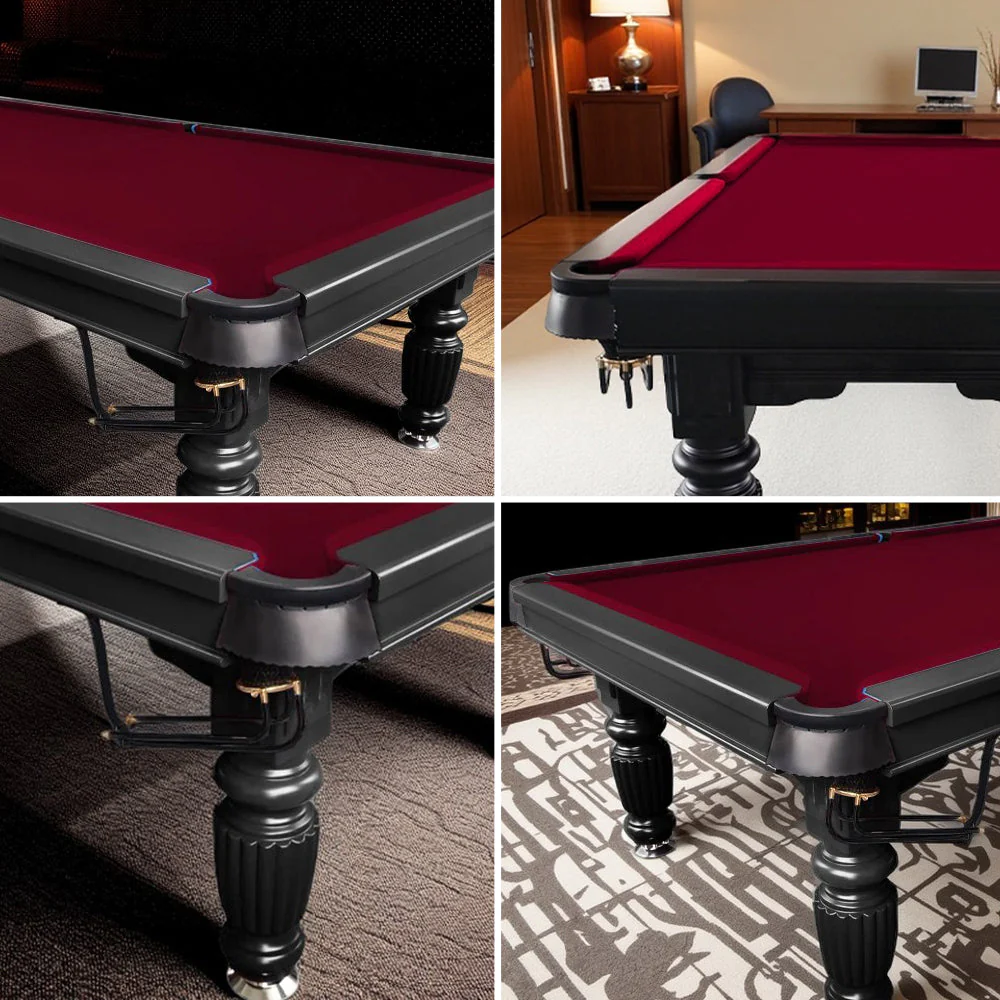 QUESLA 7FT Pool Table 2025 Model - Classic Slate Design Upgraded with Reinforced Legs & Pro Ball Nets - Professional Billiard Table, Solid Timber Black Frame - Image 31