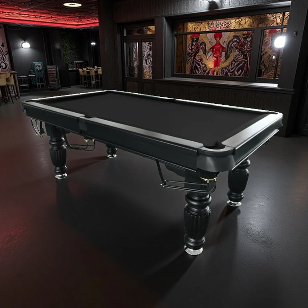 QUESLA 7FT Pool Table 2025 Model - Classic Slate Design Upgraded with Reinforced Legs & Pro Ball Nets - Professional Billiard Table, Solid Timber Black Frame - Image 25