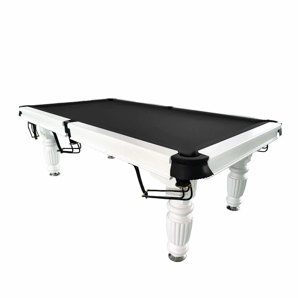 QUESLA 7FT Pool Table 2025 Model - Classic Slate Design Upgraded with Reinforced Legs & Pro Ball Nets - Professional Billiard Table, Solid Timber White Frame - Image 6