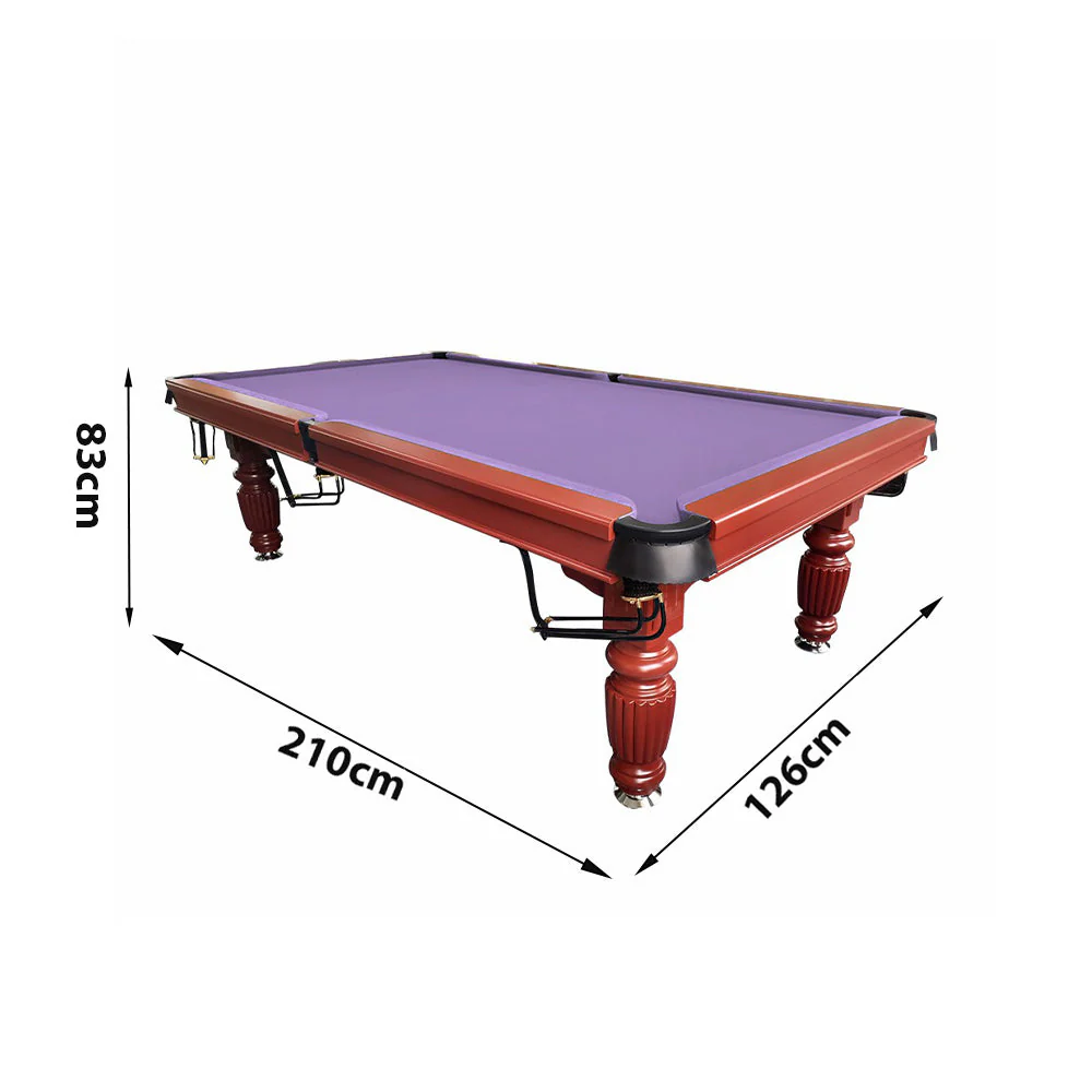 QUESLA 7FT Pool Table 2025 Model - Classic Slate Design Upgraded with Reinforced Legs & Pro Ball Nets - Professional Billiard Table, Solid Timber Walnut Frame - Image 69