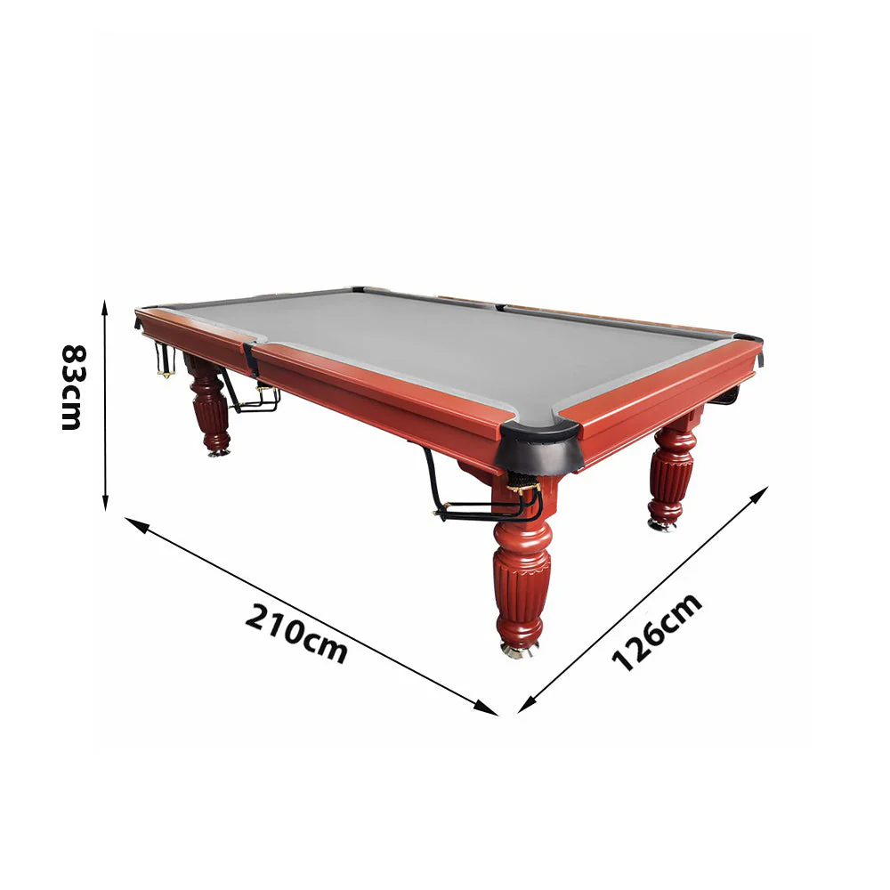 QUESLA 7FT Pool Table 2025 Model - Classic Slate Design Upgraded with Reinforced Legs & Pro Ball Nets - Professional Billiard Table, Solid Timber Walnut Frame - Image 29