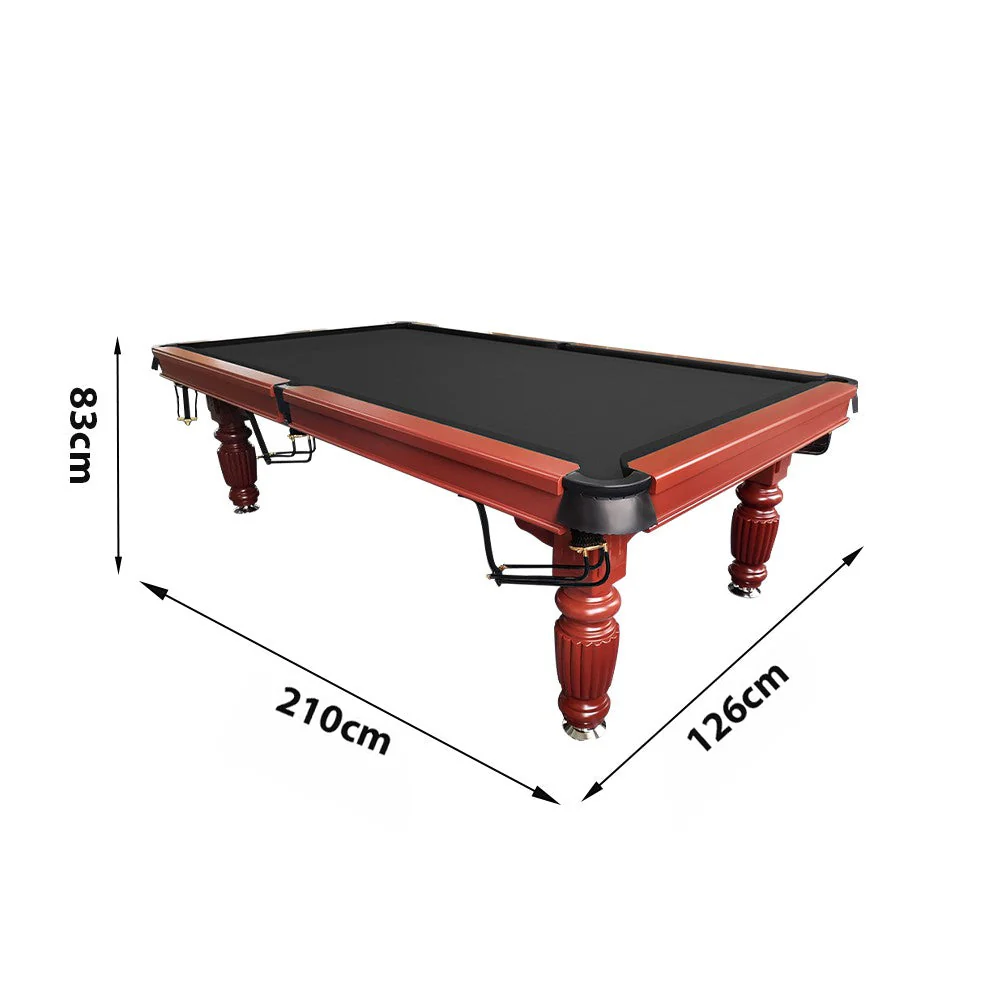 QUESLA 7FT Pool Table 2025 Model - Classic Slate Design Upgraded with Reinforced Legs & Pro Ball Nets - Professional Billiard Table, Solid Timber Walnut Frame - Image 31
