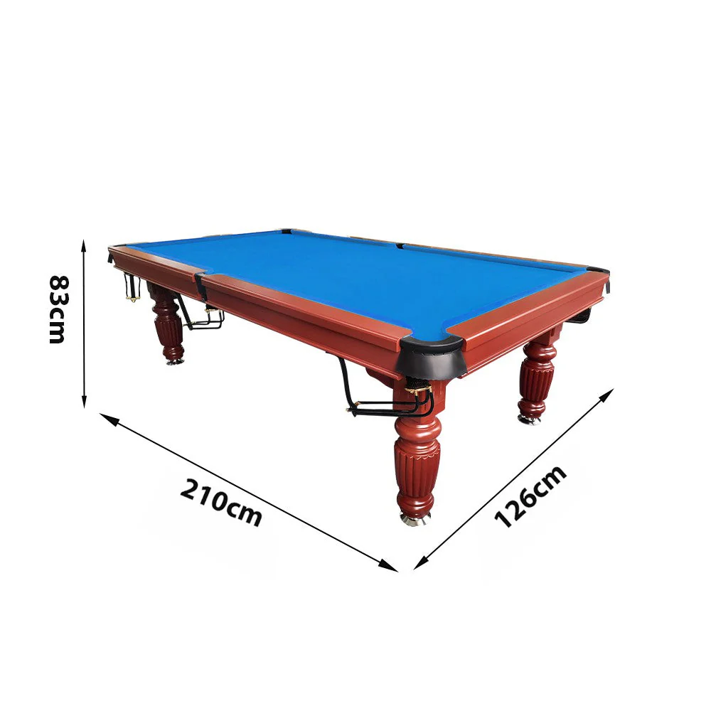 QUESLA 7FT Pool Table 2025 Model - Classic Slate Design Upgraded with Reinforced Legs & Pro Ball Nets - Professional Billiard Table, Solid Timber Walnut Frame - Image 33