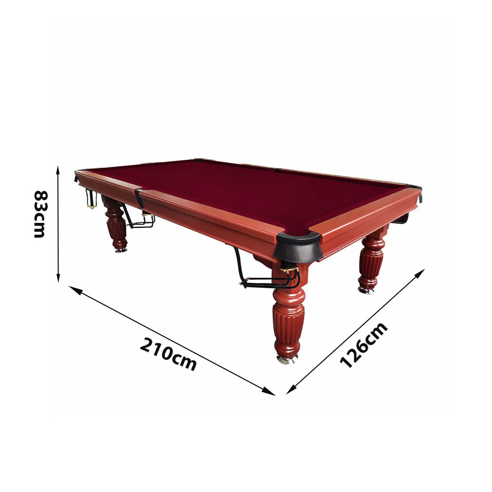 QUESLA 7FT Pool Table 2025 Model - Classic Slate Design Upgraded with Reinforced Legs & Pro Ball Nets - Professional Billiard Table, Solid Timber Walnut Frame - Image 35
