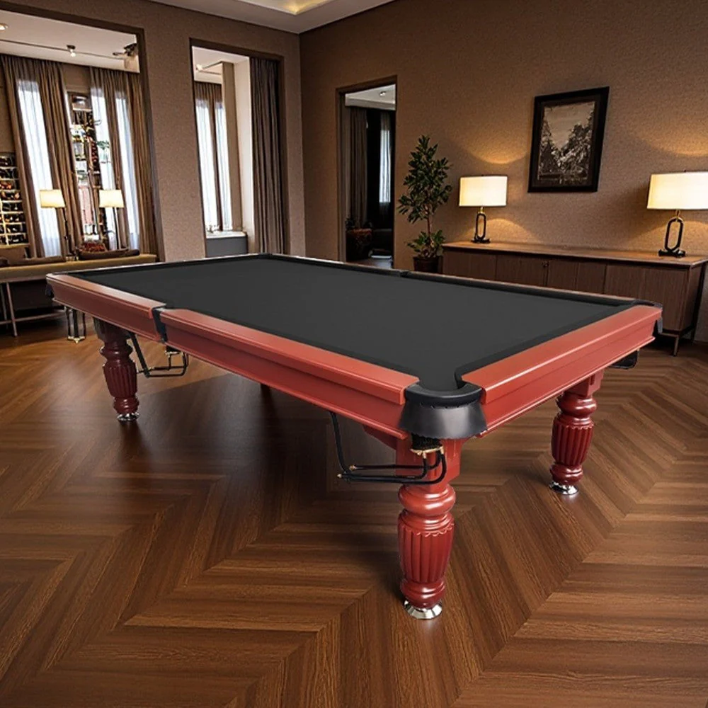 QUESLA 7FT Pool Table 2025 Model - Classic Slate Design Upgraded with Reinforced Legs & Pro Ball Nets - Professional Billiard Table, Solid Timber Walnut Frame - Image 4