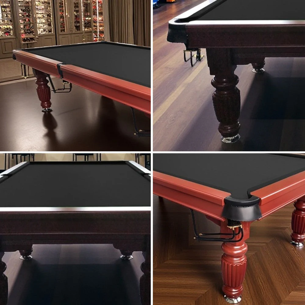 QUESLA 7FT Pool Table 2025 Model - Classic Slate Design Upgraded with Reinforced Legs & Pro Ball Nets - Professional Billiard Table, Solid Timber Walnut Frame - Image 6