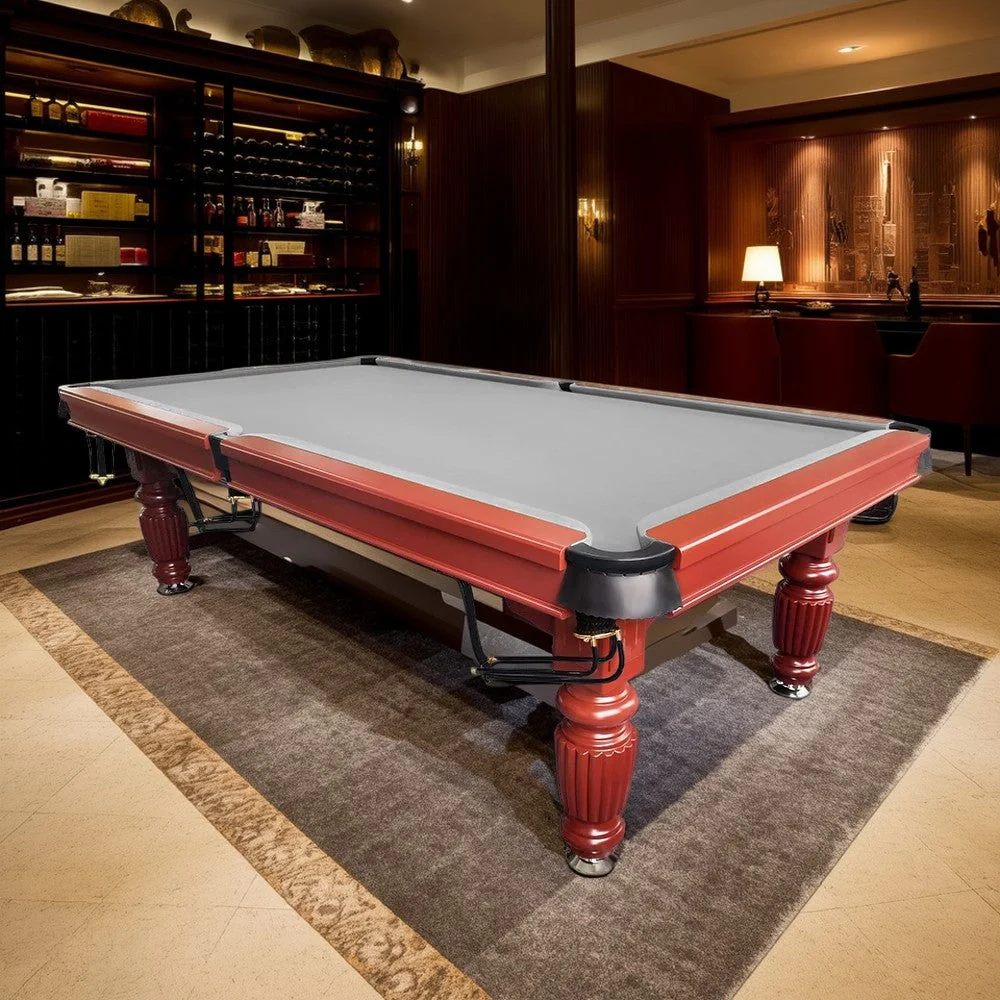 QUESLA 7FT Pool Table 2025 Model - Classic Slate Design Upgraded with Reinforced Legs & Pro Ball Nets - Professional Billiard Table, Solid Timber Walnut Frame - Image 8
