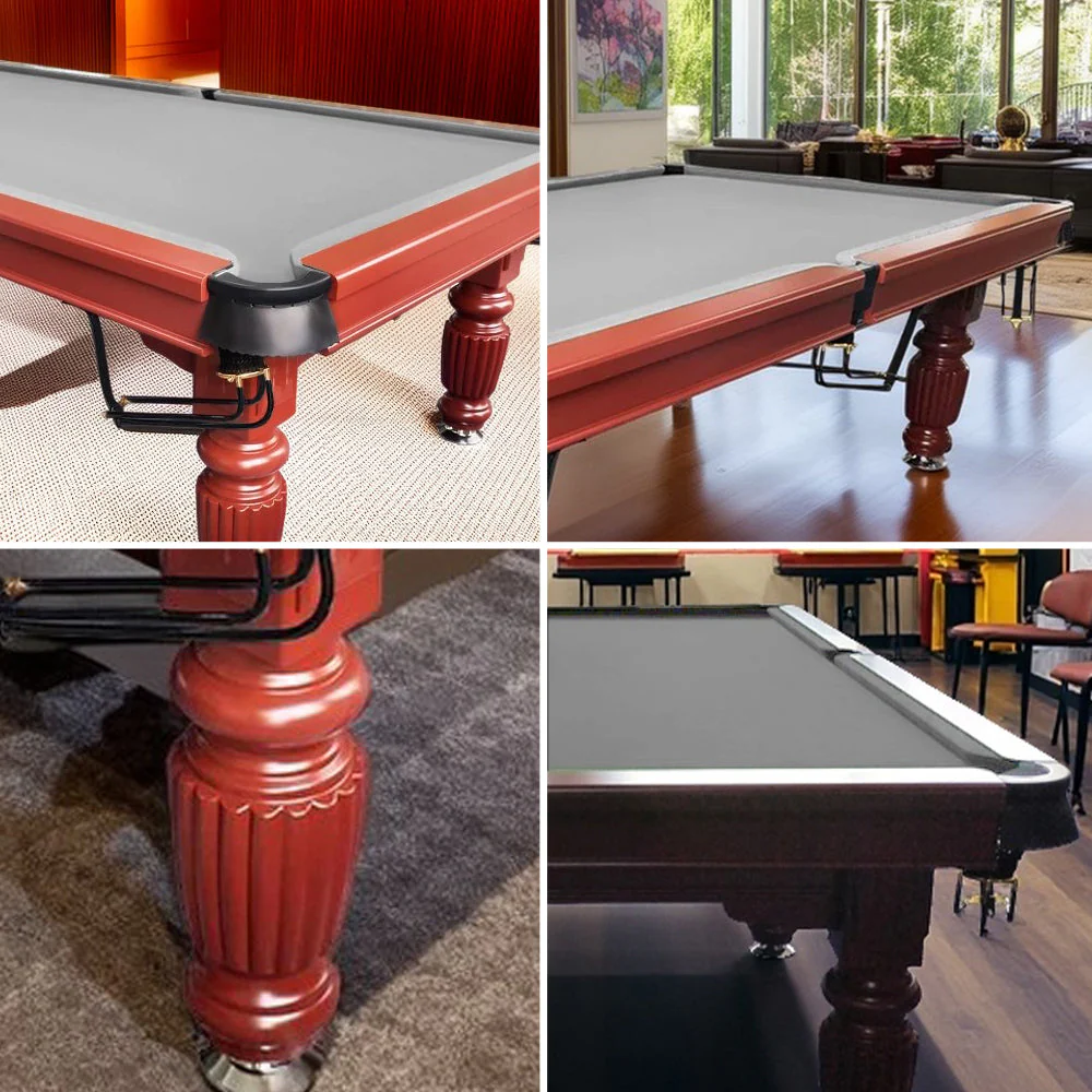 QUESLA 7FT Pool Table 2025 Model - Classic Slate Design Upgraded with Reinforced Legs & Pro Ball Nets - Professional Billiard Table, Solid Timber Walnut Frame - Image 9