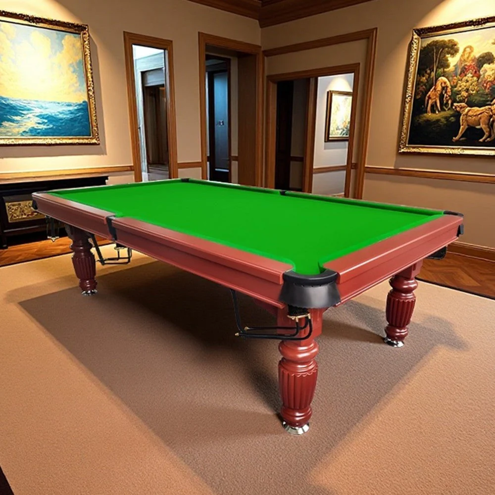 QUESLA 7FT Pool Table 2025 Model - Classic Slate Design Upgraded with Reinforced Legs & Pro Ball Nets - Professional Billiard Table, Solid Timber Walnut Frame - Image 22