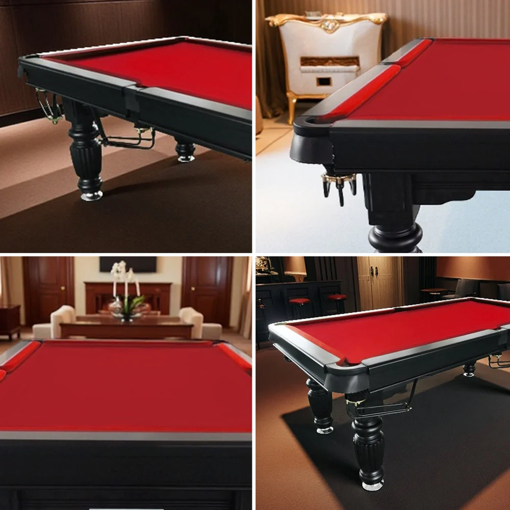 QUESLA 7FT Pool Table 2025 Model - Classic Slate Design Upgraded with Reinforced Legs & Pro Ball Nets - Professional Billiard Table, Solid Timber Black Frame - Image 67