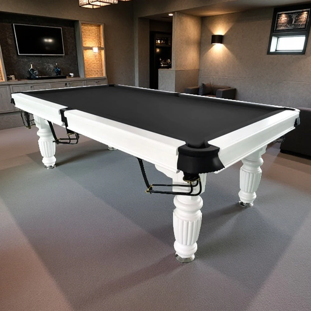 QUESLA 7FT Pool Table 2025 Model - Classic Slate Design Upgraded with Reinforced Legs & Pro Ball Nets - Professional Billiard Table, Solid Timber White Frame - Image 61