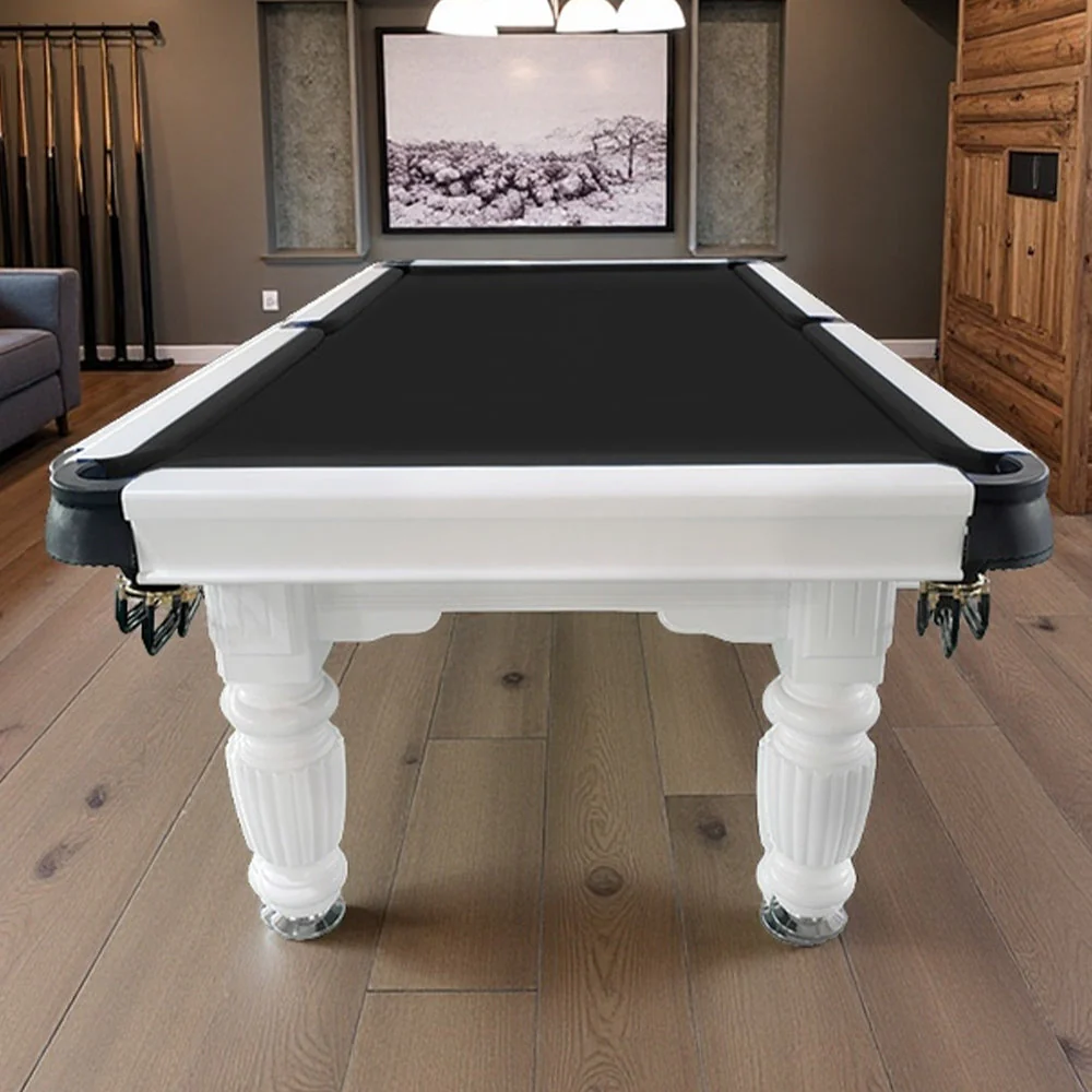QUESLA 7FT Pool Table 2025 Model - Classic Slate Design Upgraded with Reinforced Legs & Pro Ball Nets - Professional Billiard Table, Solid Timber White Frame - Image 64