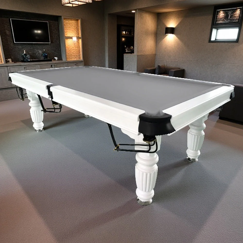 QUESLA 7FT Pool Table 2025 Model - Classic Slate Design Upgraded with Reinforced Legs & Pro Ball Nets - Professional Billiard Table, Solid Timber White Frame - Image 68