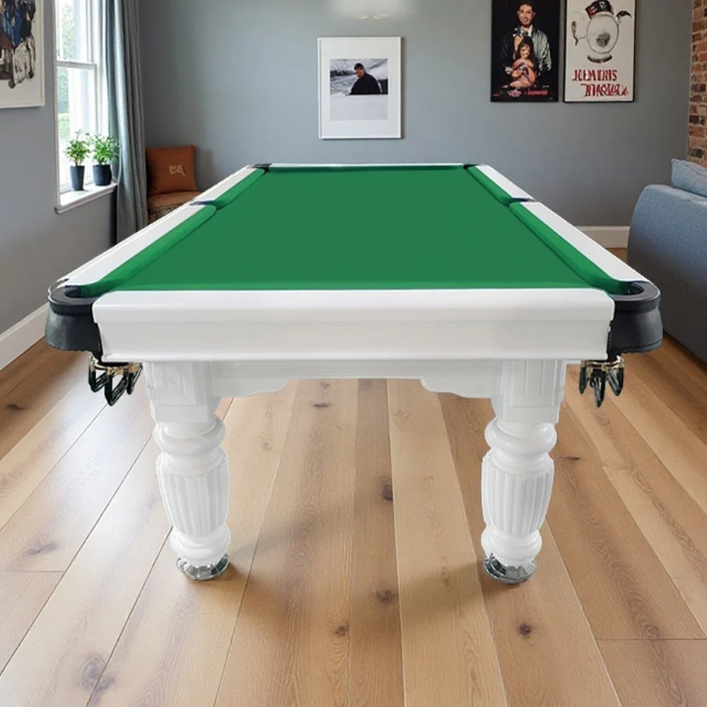QUESLA 7FT Pool Table 2025 Model - Classic Slate Design Upgraded with Reinforced Legs & Pro Ball Nets - Professional Billiard Table, Solid Timber White Frame - Image 49