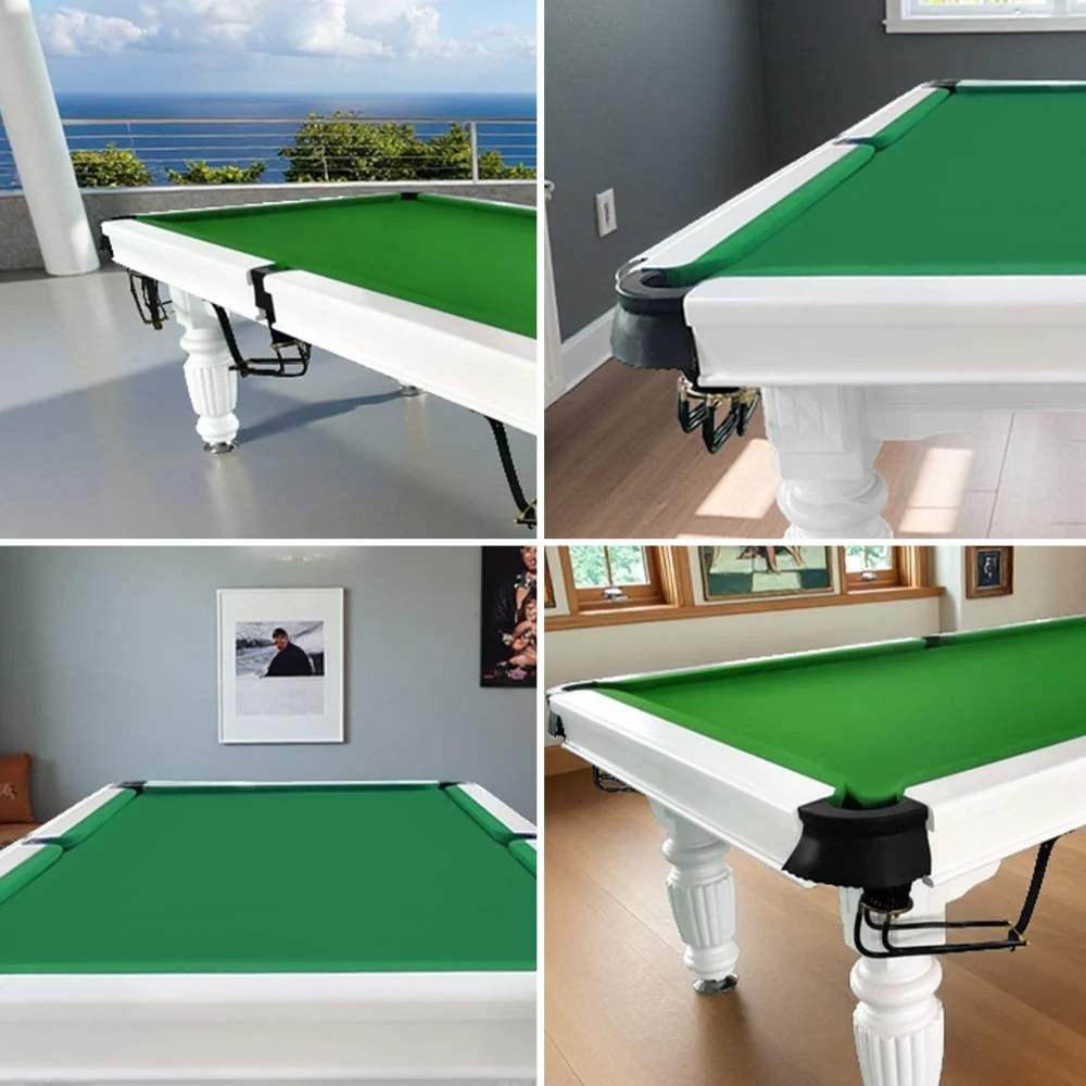 QUESLA 7FT Pool Table 2025 Model - Classic Slate Design Upgraded with Reinforced Legs & Pro Ball Nets - Professional Billiard Table, Solid Timber White Frame - Image 47