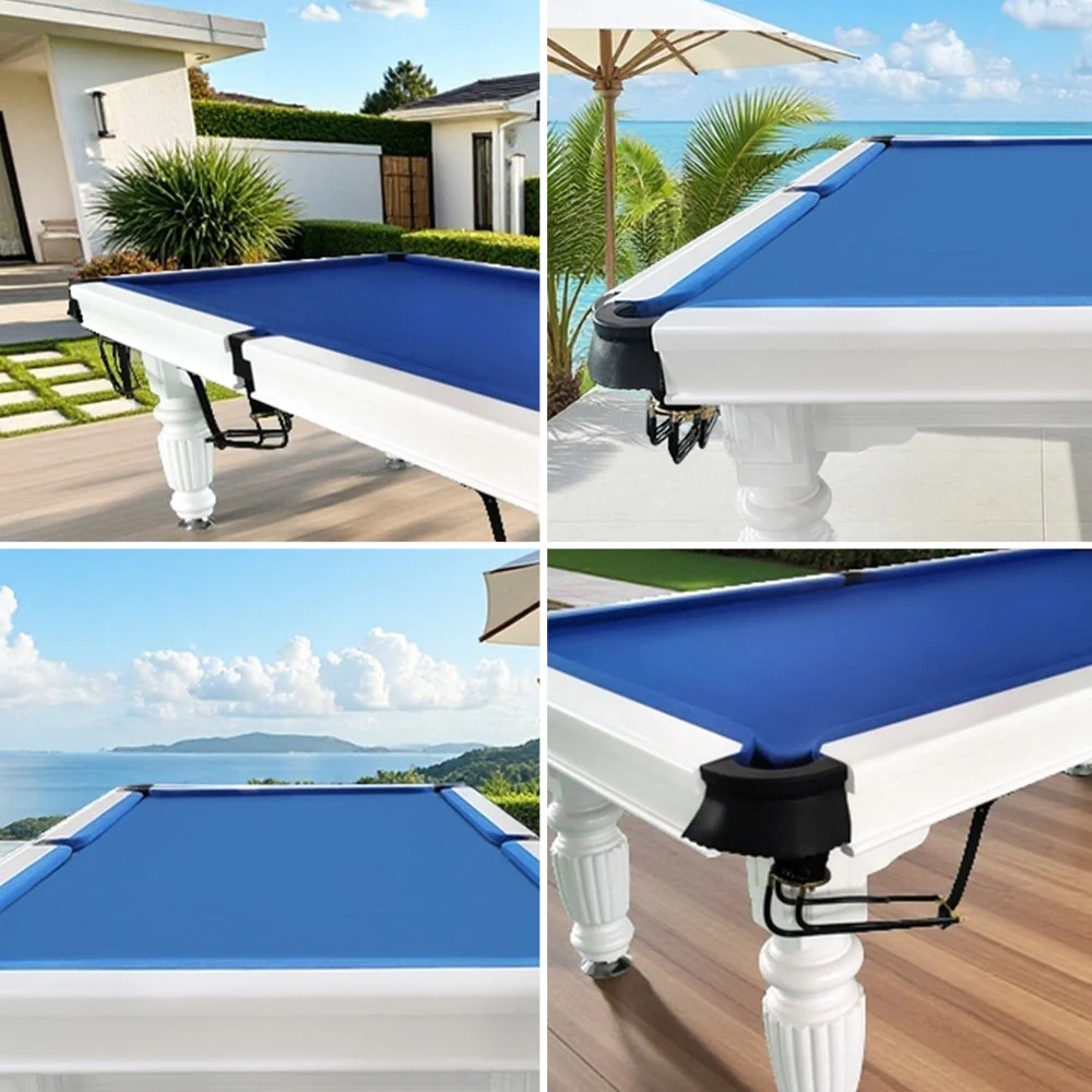 QUESLA 7FT Pool Table 2025 Model - Classic Slate Design Upgraded with Reinforced Legs & Pro Ball Nets - Professional Billiard Table, Solid Timber White Frame - Image 52