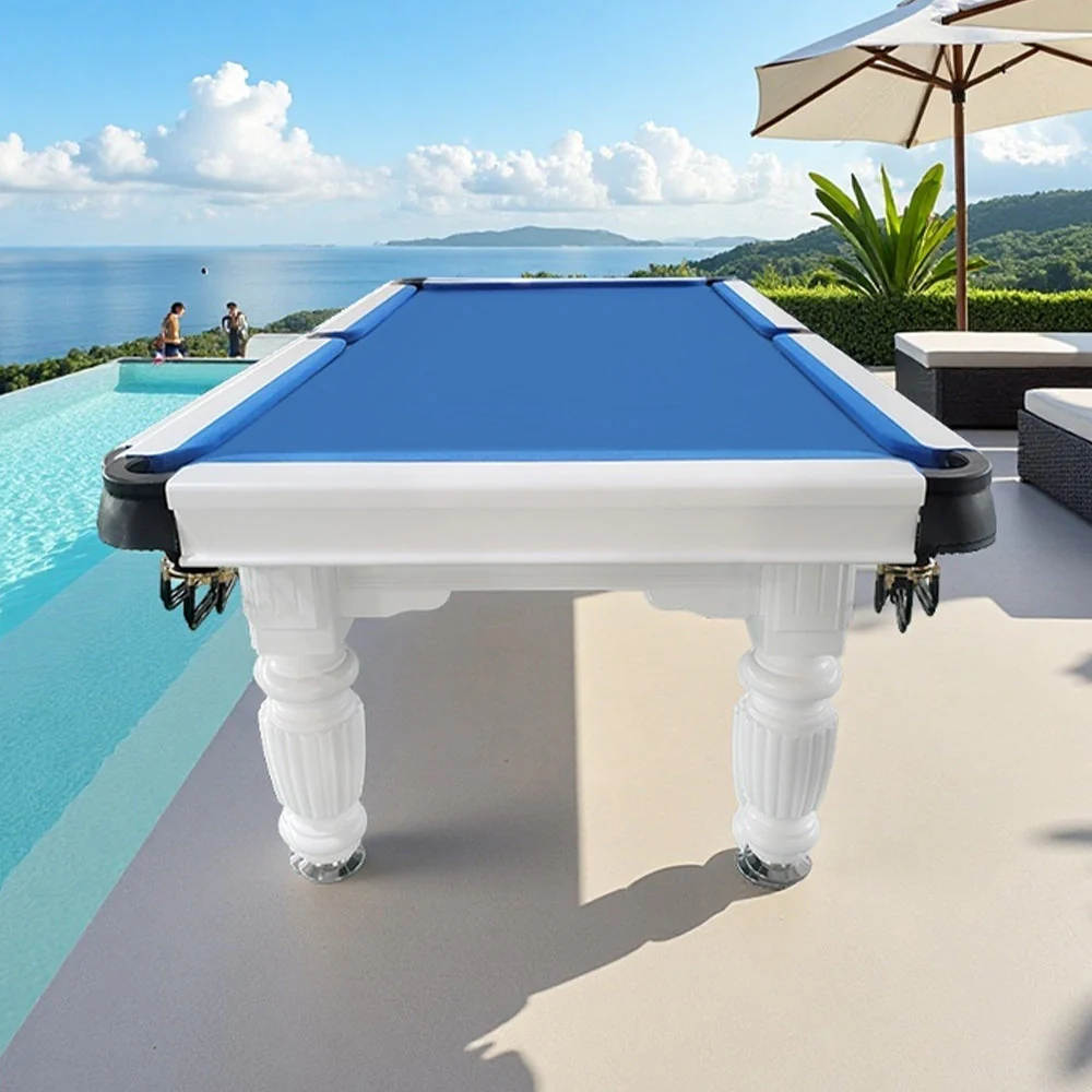 QUESLA 7FT Pool Table 2025 Model - Classic Slate Design Upgraded with Reinforced Legs & Pro Ball Nets - Professional Billiard Table, Solid Timber White Frame - Image 54