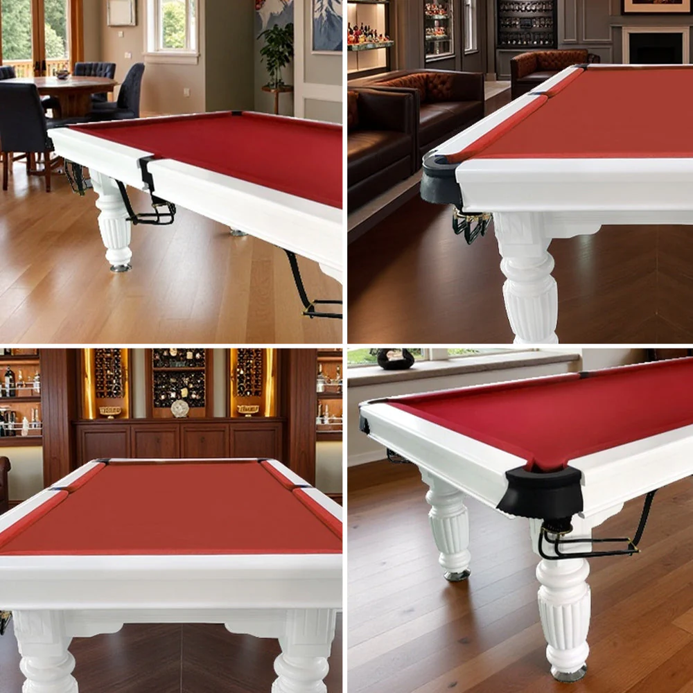 QUESLA 7FT Pool Table 2025 Model - Classic Slate Design Upgraded with Reinforced Legs & Pro Ball Nets - Professional Billiard Table, Solid Timber White Frame - Image 57
