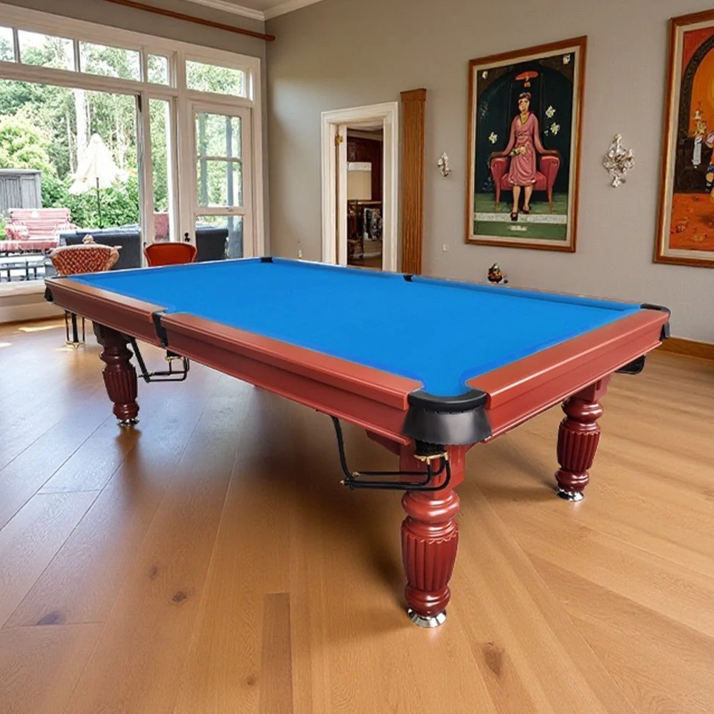 QUESLA 8FT Pool Table 2025 Model - Classic Slate Design Upgraded with Reinforced Legs & Pro Ball Nets - Professional Billiard Table, Solid Timber Walnut Frame - Image 22