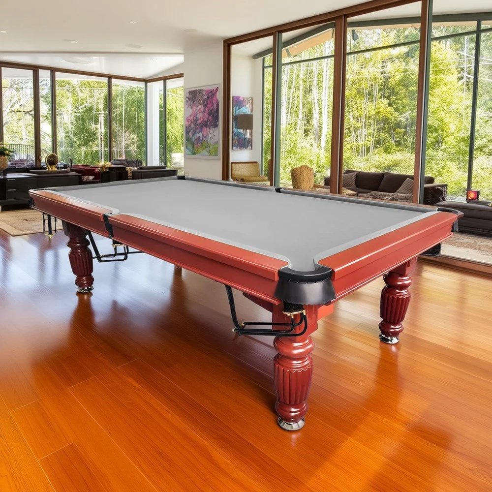 QUESLA 8FT Pool Table 2025 Model - Classic Slate Design Upgraded with Reinforced Legs & Pro Ball Nets - Professional Billiard Table, Solid Timber Walnut Frame - Image 27