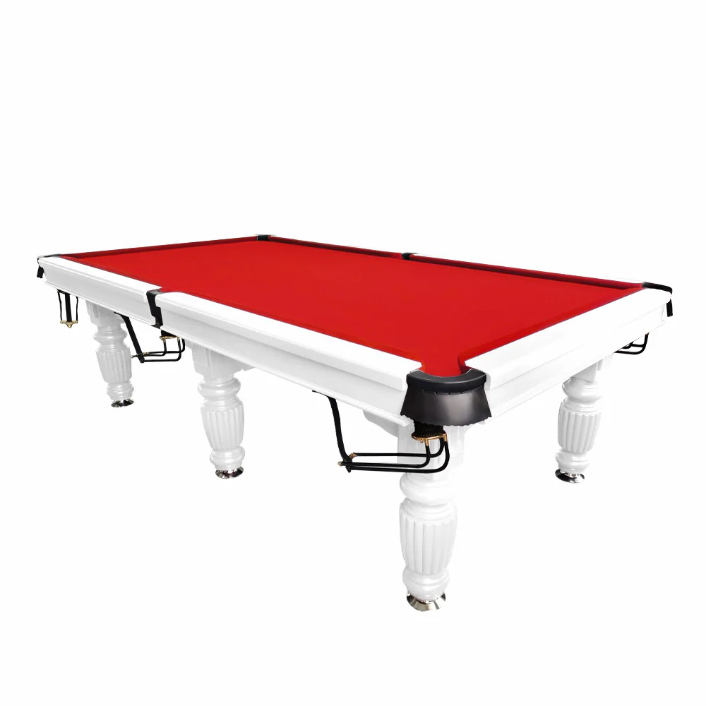 QUESLA 9FT Pool Table 2025 Model - Classic Slate Design Upgraded with Reinforced Legs & Pro Ball Nets - Professional Billiard Table, Solid Timber White Frame - Image 26