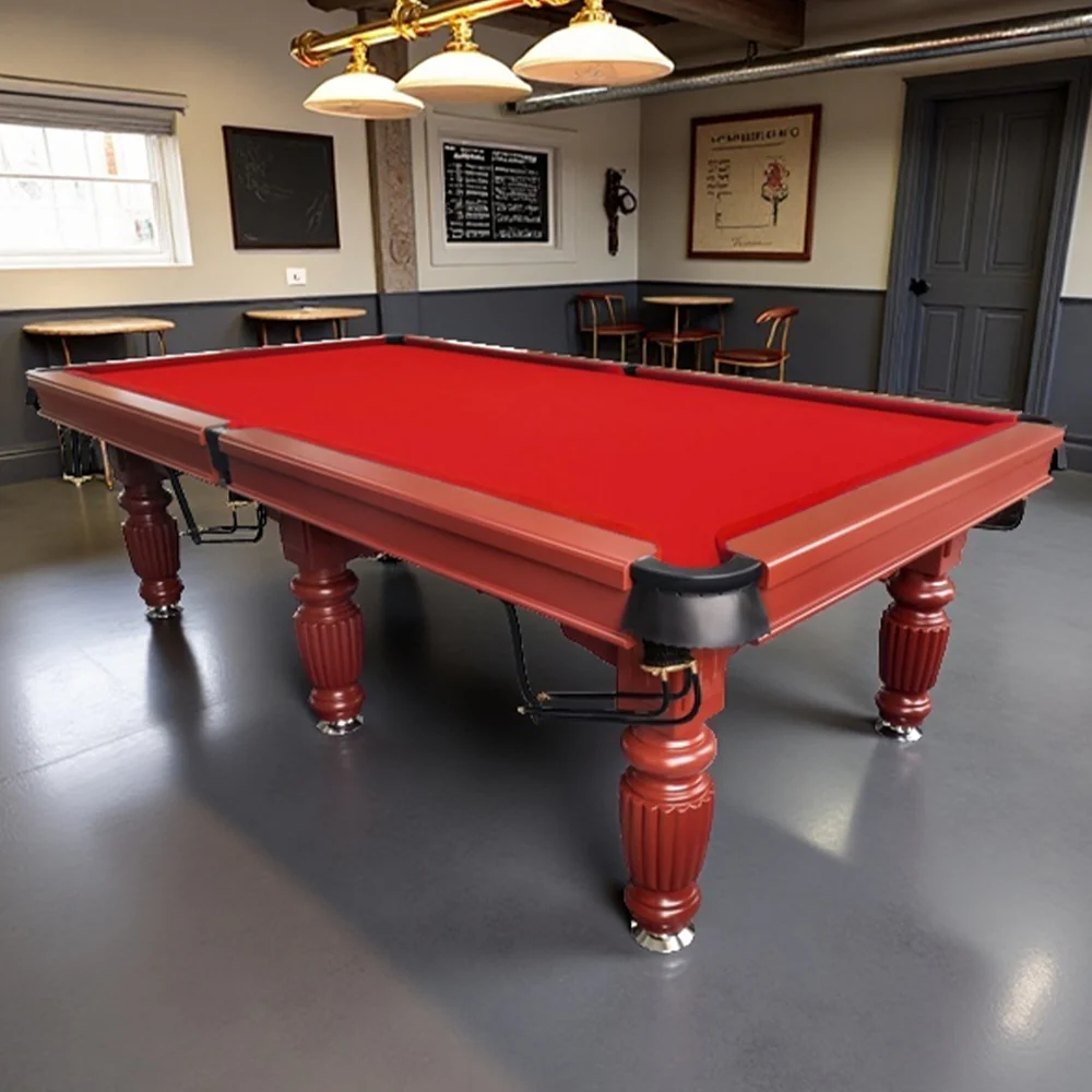 QUESLA 9FT Pool Table 2025 Model - Classic Slate Design Upgraded with Reinforced Legs & Pro Ball Nets - Professional Billiard Table, Solid Timber Walnut Frame - Image 24