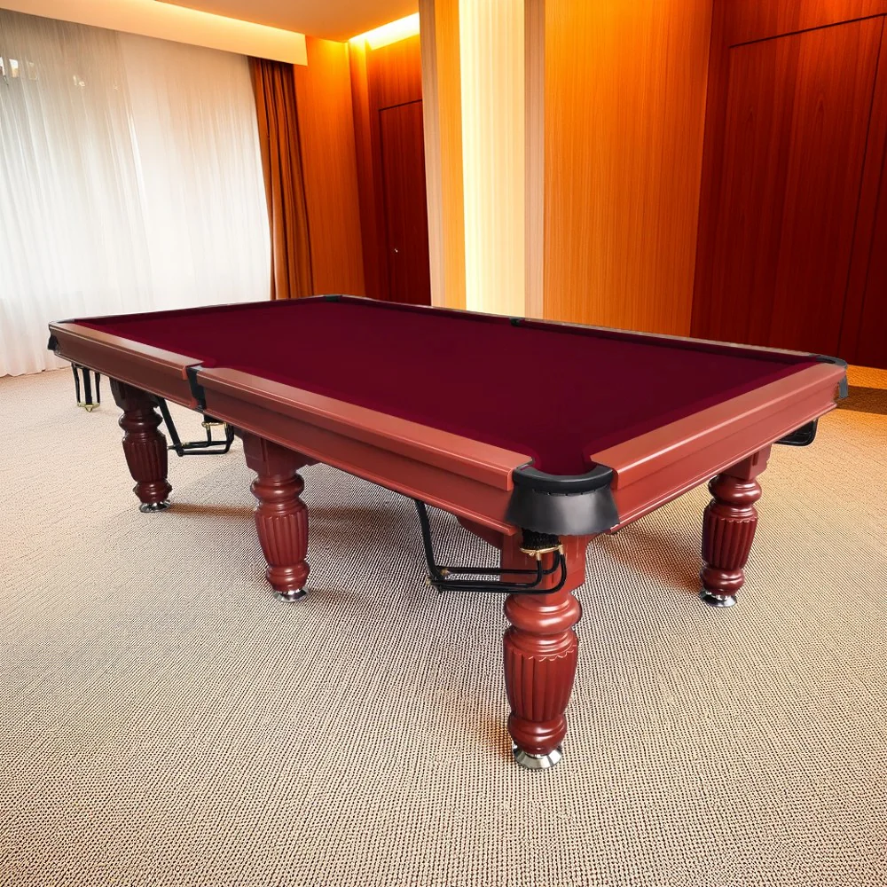 QUESLA 9FT Pool Table 2025 Model - Classic Slate Design Upgraded with Reinforced Legs & Pro Ball Nets - Professional Billiard Table, Solid Timber Walnut Frame - Image 4