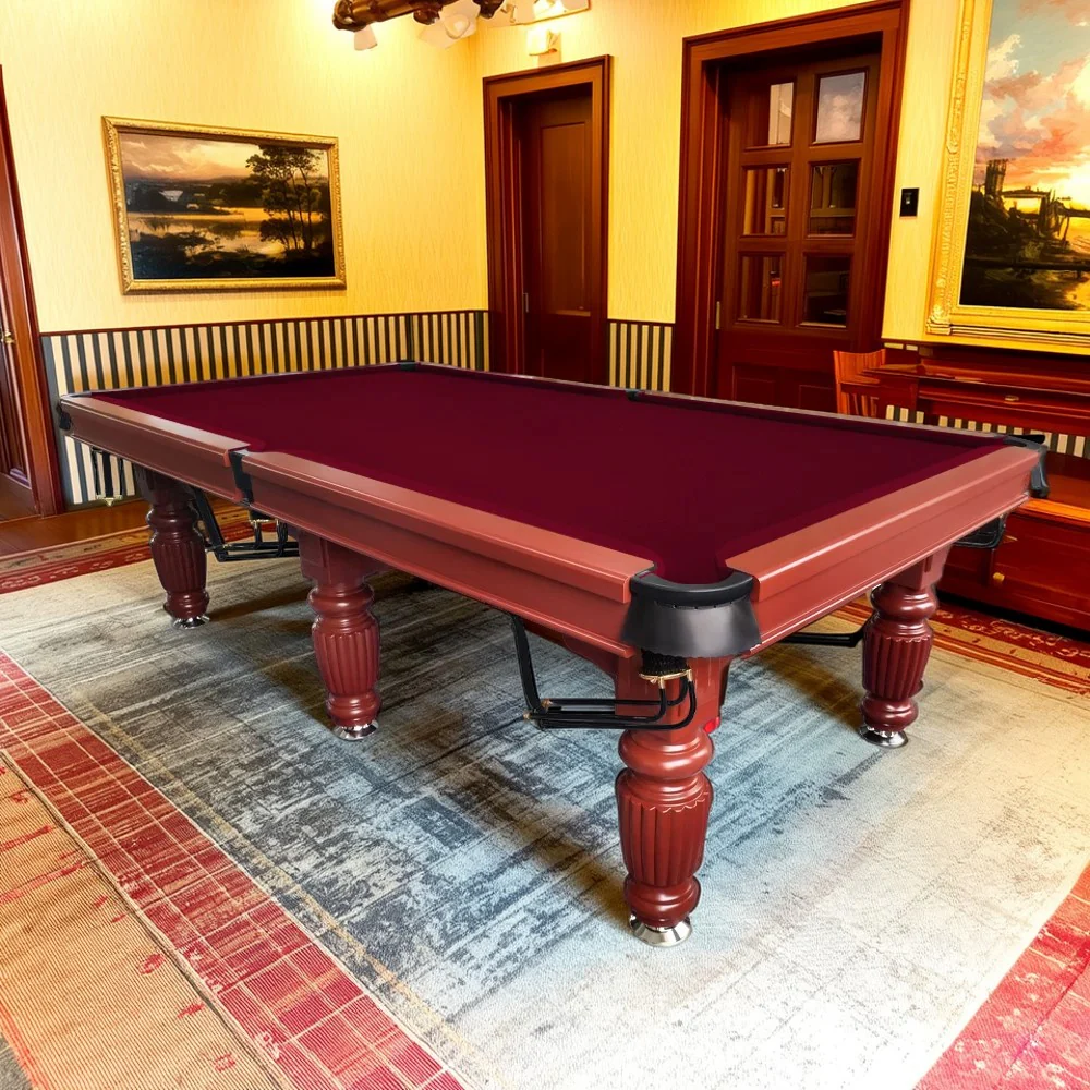 QUESLA 9FT Pool Table 2025 Model - Classic Slate Design Upgraded with Reinforced Legs & Pro Ball Nets - Professional Billiard Table, Solid Timber Walnut Frame - Image 2