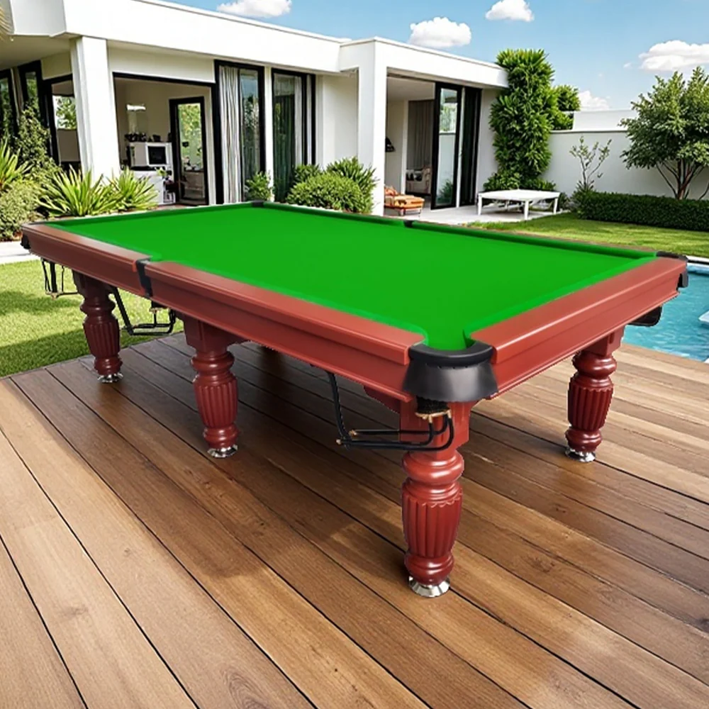 QUESLA 9FT Pool Table 2025 Model - Classic Slate Design Upgraded with Reinforced Legs & Pro Ball Nets - Professional Billiard Table, Solid Timber Walnut Frame - Image 29