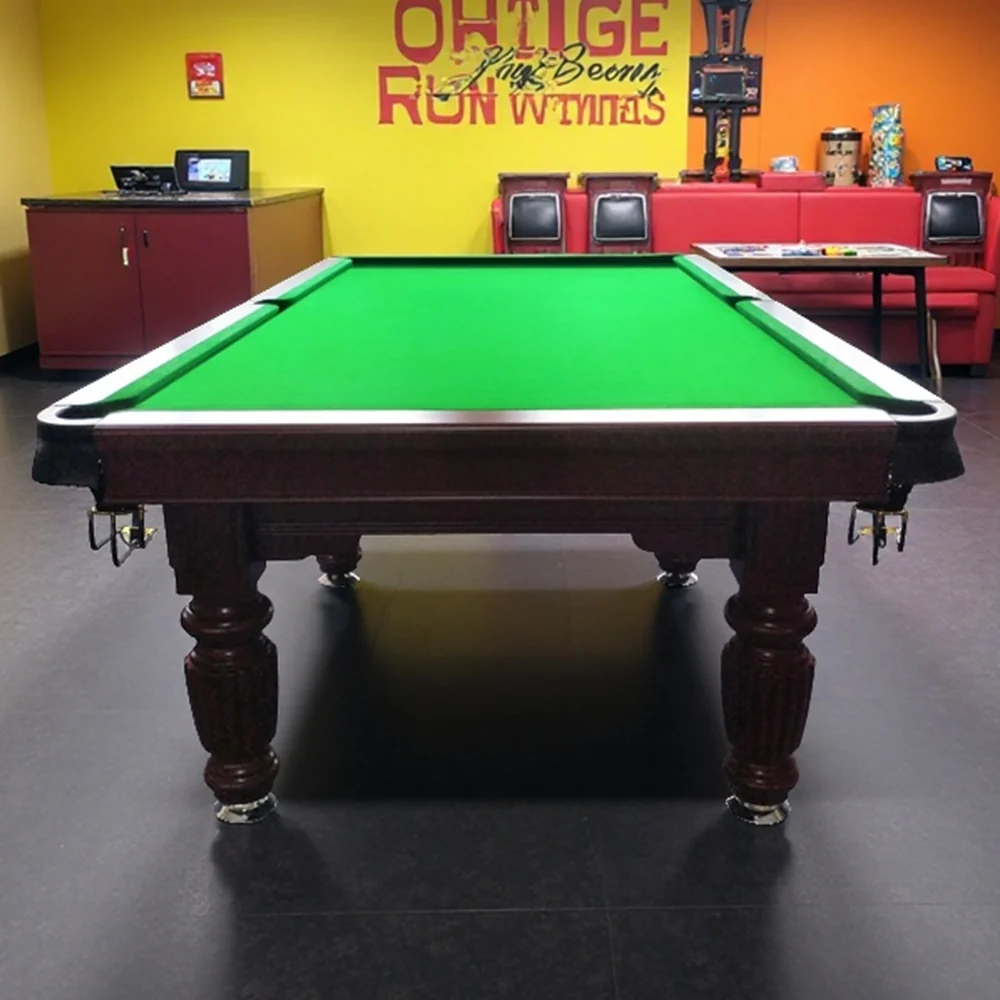 QUESLA 9FT Pool Table 2025 Model - Classic Slate Design Upgraded with Reinforced Legs & Pro Ball Nets - Professional Billiard Table, Solid Timber Walnut Frame - Image 31
