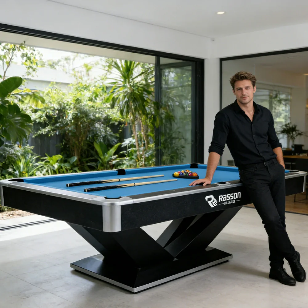 RASSON 7FT Victory II Plus Competition Pool / Billiards / Snooker Table - Black - Image 3