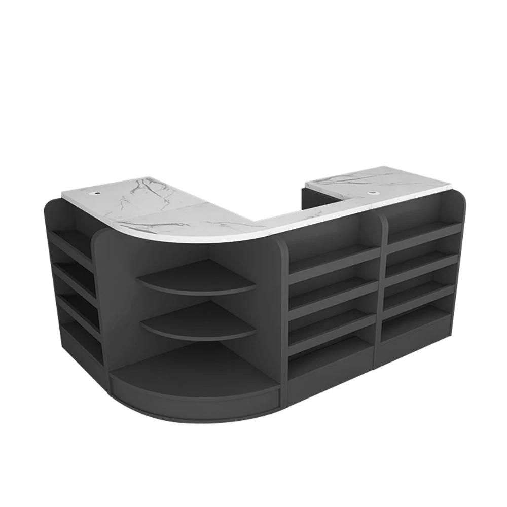MODERA Slate Table Top Reception Desk MDF Cabinet - Image 6