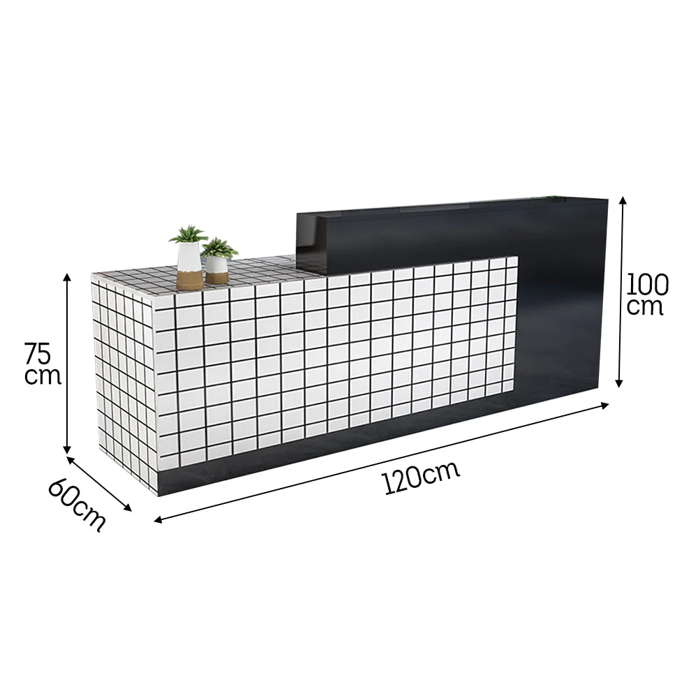 MODERA 120/180/260/360cm Length Reception Desk - Image 12