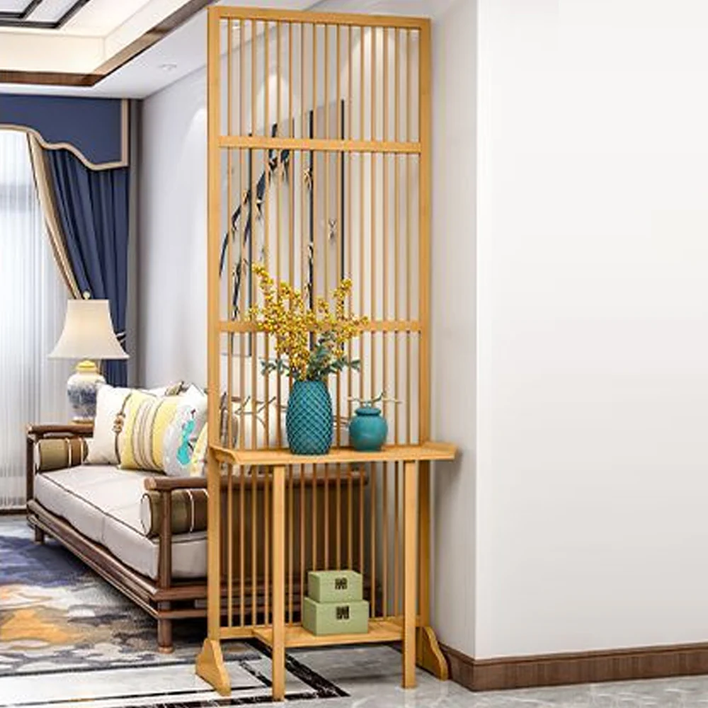 LIVARA 71/100cm Length Room Divider / Storage Rack with Storage Shelf - Image 4