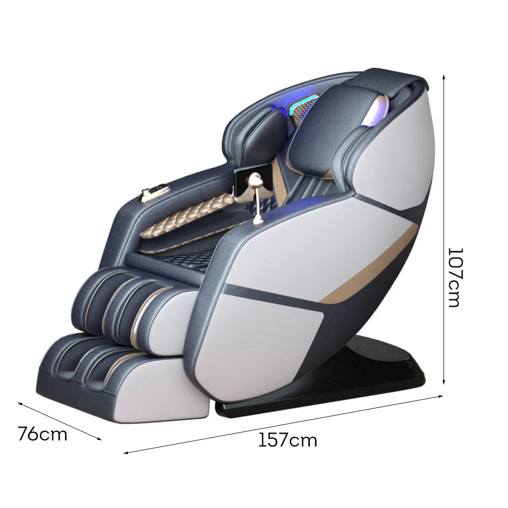 RELAXA L26 SL Track Electric Massage Chair with Zero Gravity - Gray - Image 8