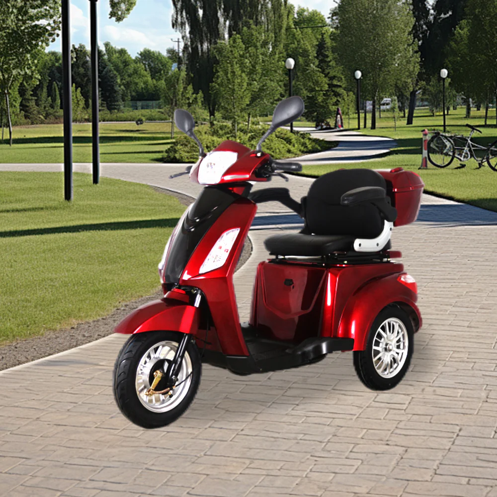 ROLLUX XL1D 500W 60V20Ah Lead-Acid/Lithium Battery Electric Mobility Scooter Drum Brake - Image 4
