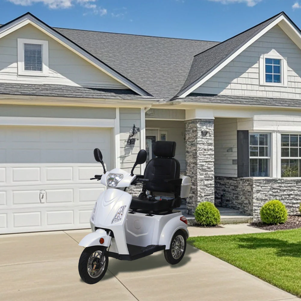 ROLLUX XL1D 500W 60V20Ah Lead-Acid/Lithium Battery Electric Mobility Scooter Drum Brake - Image 8