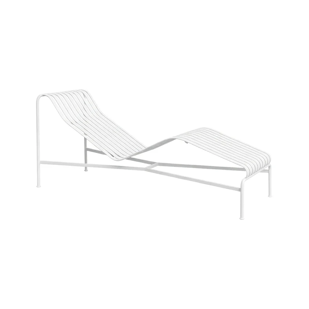 SOLARA Outdoor Metal Furniture Collection - Dining Table, Dining Chair & Lounger, Heavy-Duty Steel Frame, Weather-Resistant Finish - White - Image 26