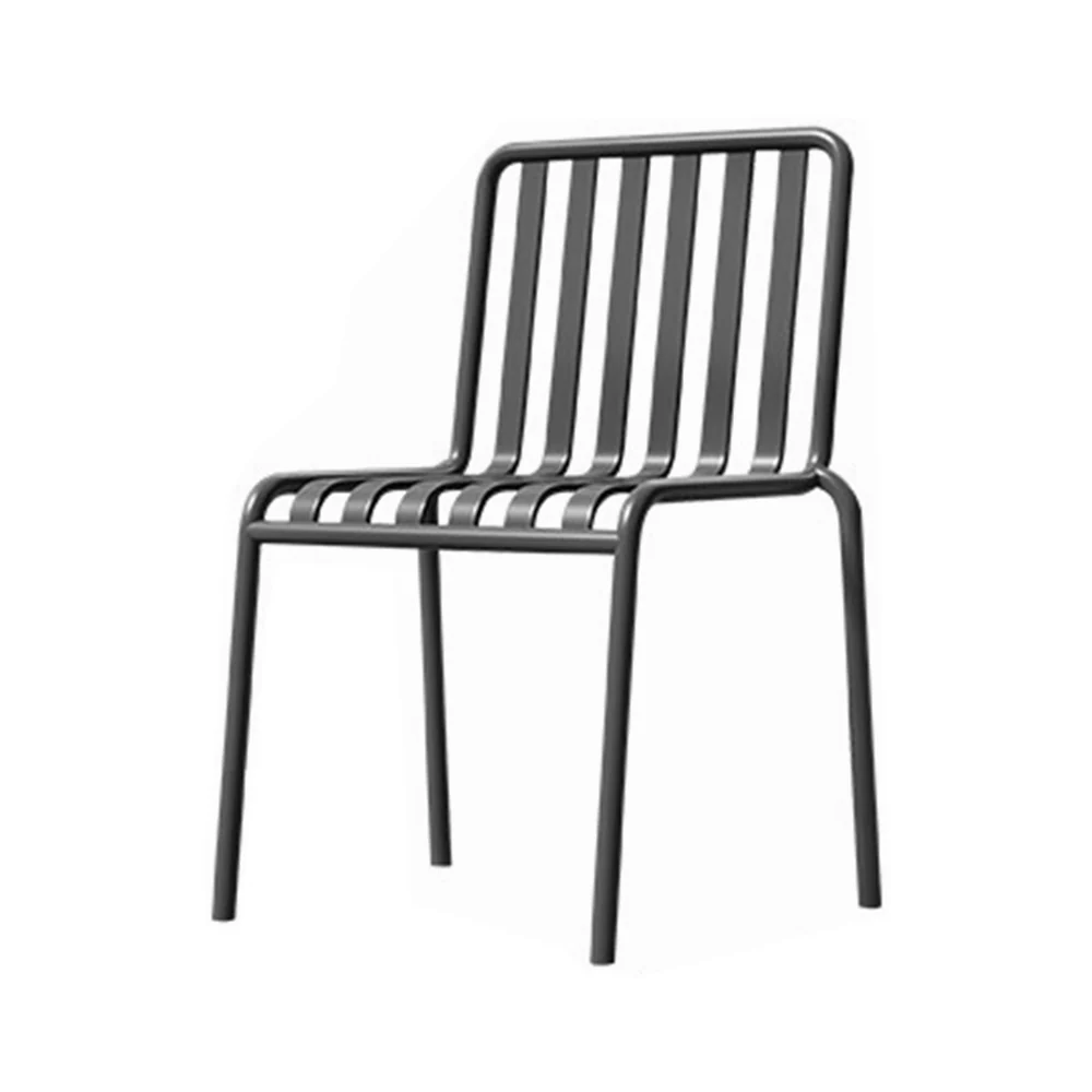 SOLARA Outdoor Iron Table/Bench/Chair/Sofa/Bar Stool - Black - Image 13
