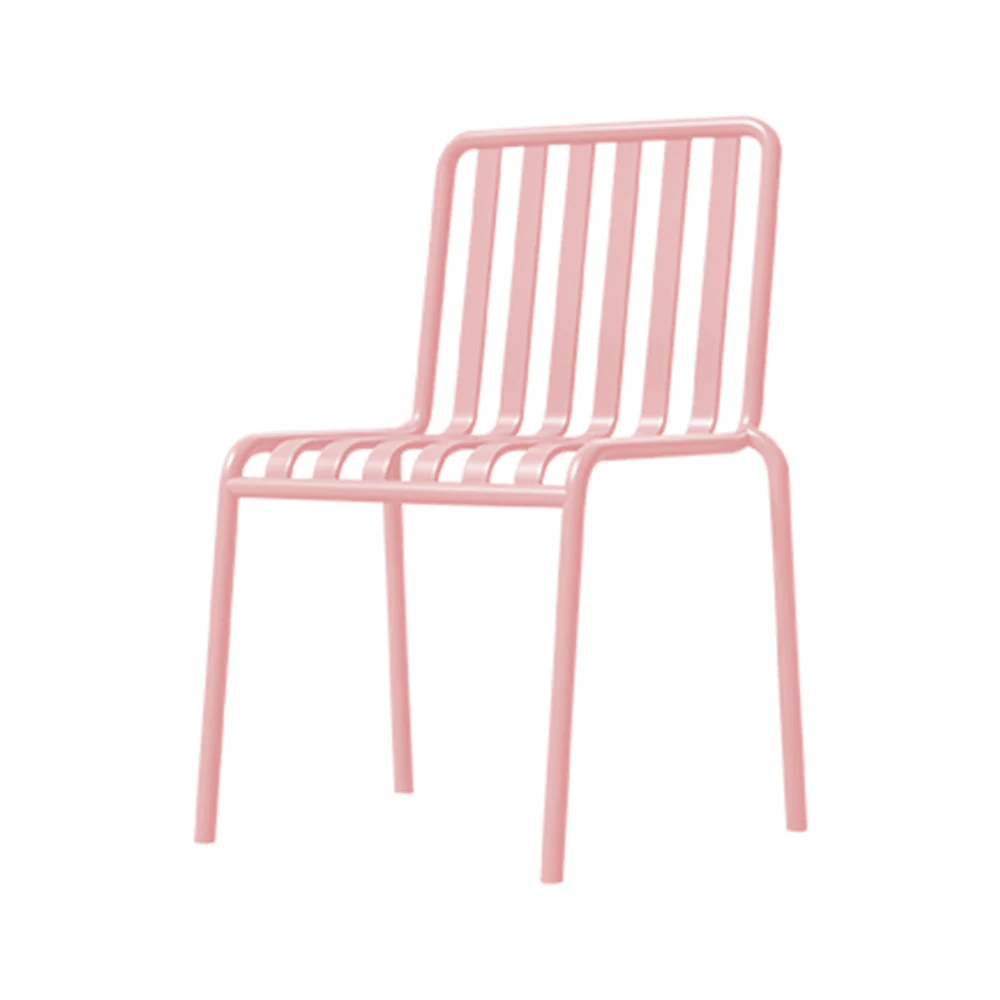 SOLARA Outdoor Iron Table/Bench/Chair/Sofa/Bar Stool - Pink - Image 11