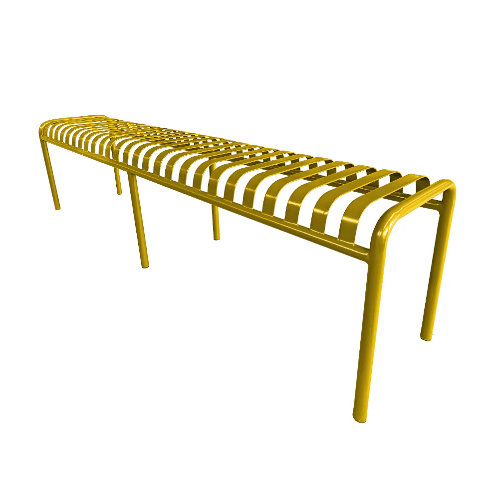 SOLARA Outdoor Iron Table/Bench/Chair/Sofa/Bar Stool - Yellow - Image 17