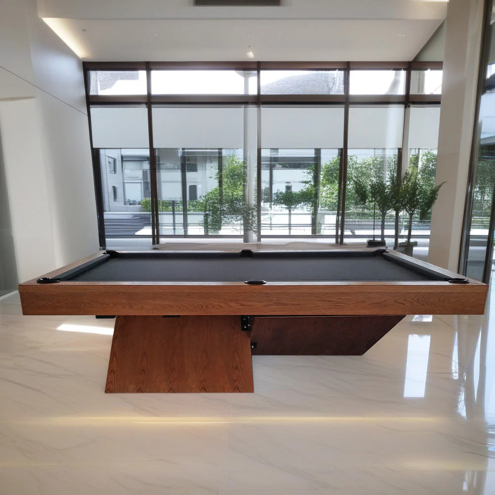 QUESLA WY20 9FT Luxury Slate Billiard Table w/ Free Accessories Pool Table 3 PCS Slate - Yellow&Dark Grey - Image 4