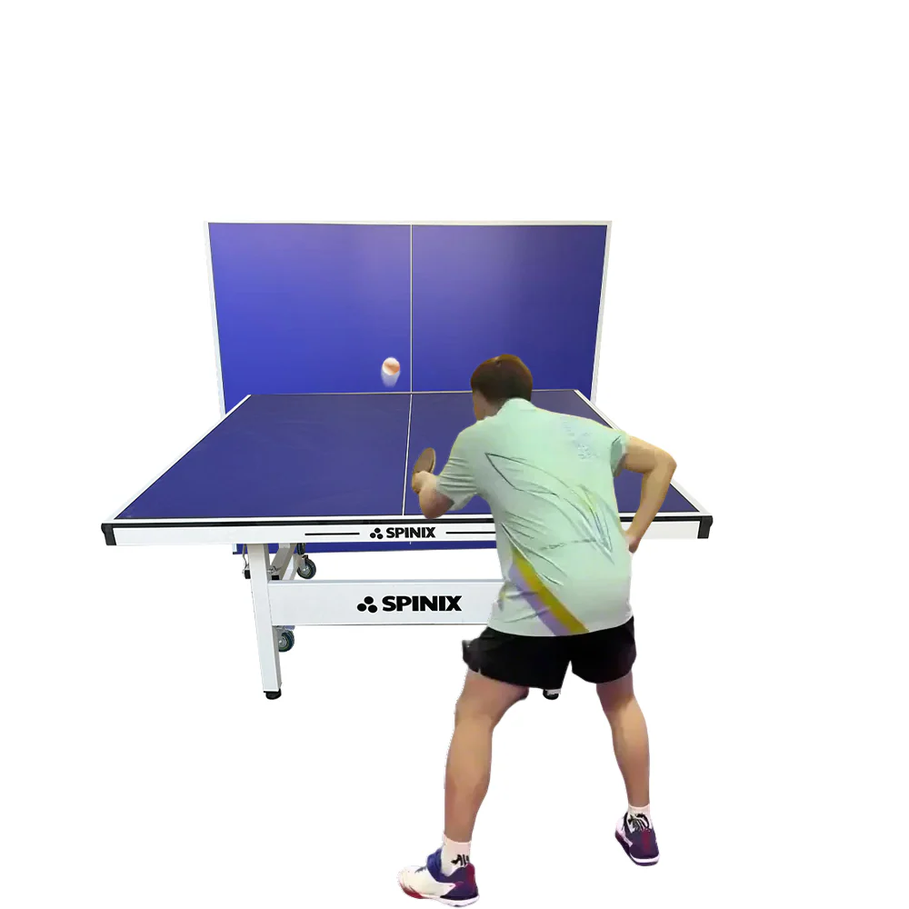 SPINIX Rollaway 13mm Indoor Black&Blue Foldable Solo Play Table Tennis Pingpong Table-Bats Balls Net - Image 10