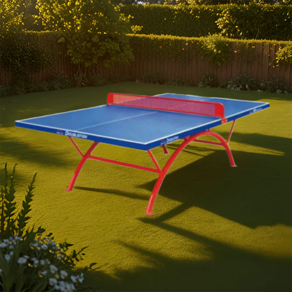 DOUBLE FISH SW318A Outdoor Waterproof Blue Table Tennis Pingpong Table/Bats Balls Net ITTF Approve - Image 7