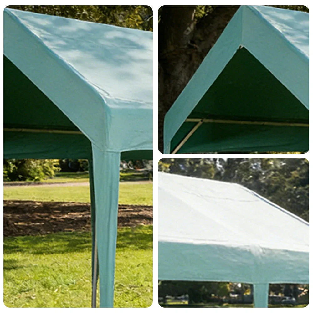 TREKKA Heavy-Duty Outdoor Canopy Tent - 3x6m Large Canopy with Reinforced Steel Frame, Waterproof & UV-Resistant Fabric, Wind-Stable Structure - Blue - Image 3