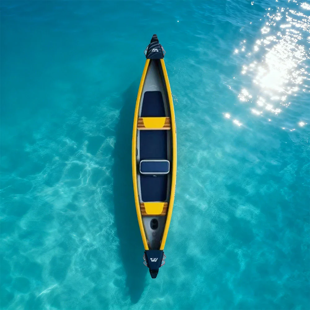 TREKKA 1/2/3-Person Inflatable Kayak Lightweight Durable Design Inflatable Keel Splash-Proof Shields Ideal for Boating & Fishing - Image 12