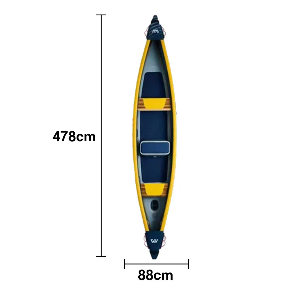 TREKKA 1/2/3-Person Inflatable Kayak Lightweight Durable Design Inflatable Keel Splash-Proof Shields Ideal for Boating & Fishing - Image 15