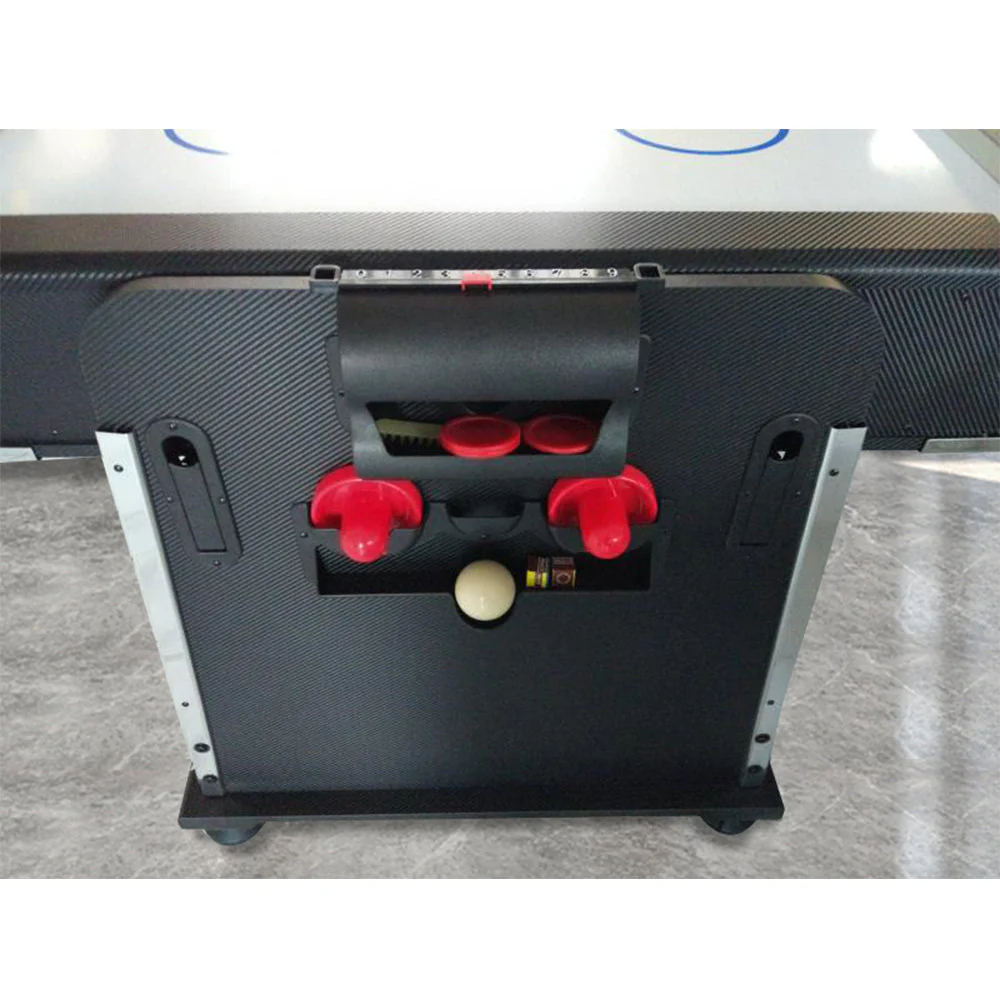 VERSA 4-IN-1 7FT Convertible Table Air Hockey, Pool Billiards, Dining, and Table Tennis for Billiard Game Rooms with Free Accessories - Green Felt - Image 15