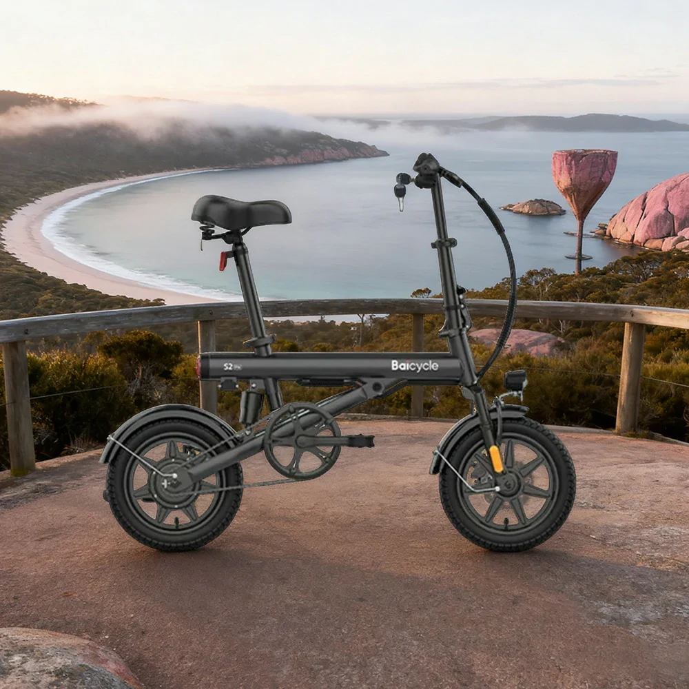 VOLTUS Folding Electric Bike 36V400W Brushless Motor Aluminium Alloy Frame Dual Suspension Dual Disc Brakes Long-Range Battery Design - Image 4